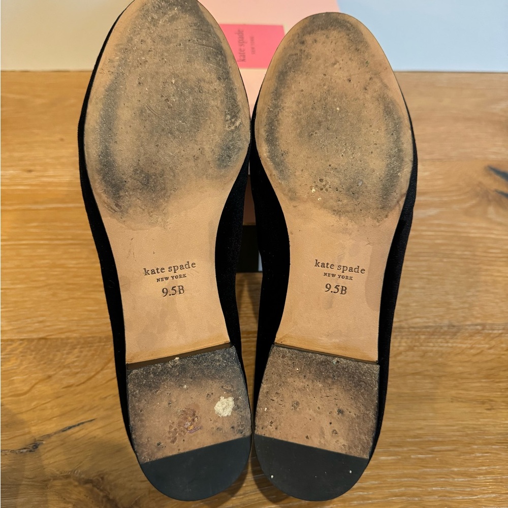 Kate Spade Meow cat velvet loafers size 9.5B - Picture 8 of 8
